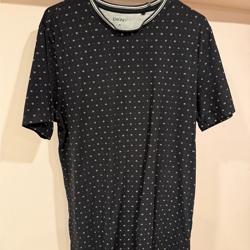 DKNY Navy Patterned Men's Tee